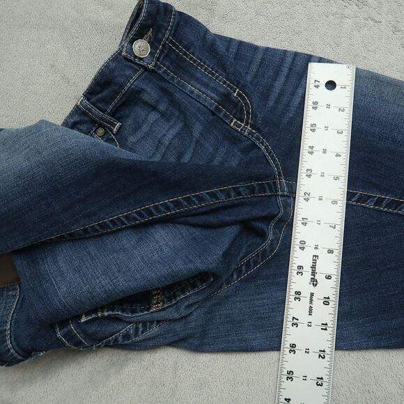 BKE Jeans Women's Size 34L Blue Mid-Rise Payton Straight Denim 32.5" Inseam - Picture 6 of 16